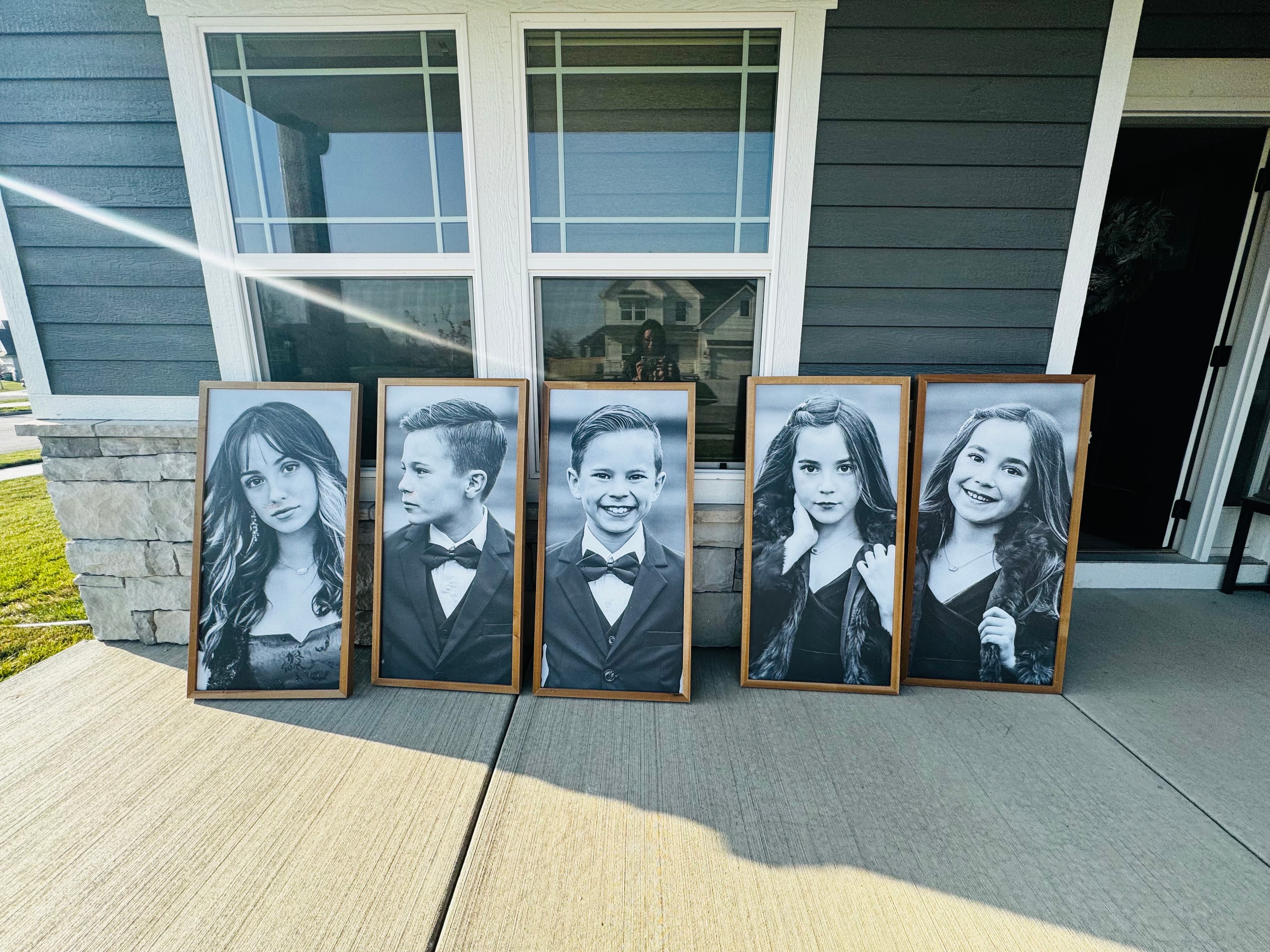 Front porch after Meg Miller's children were removed